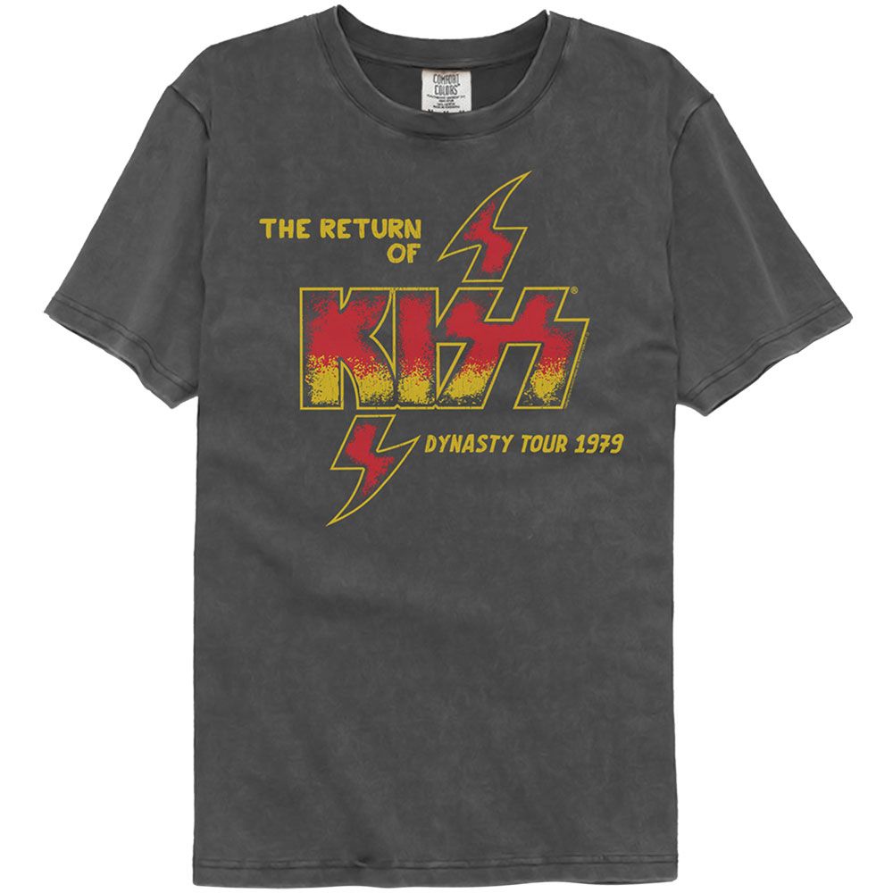 KISS Mineral Wash T-Shirt, 1979 Return