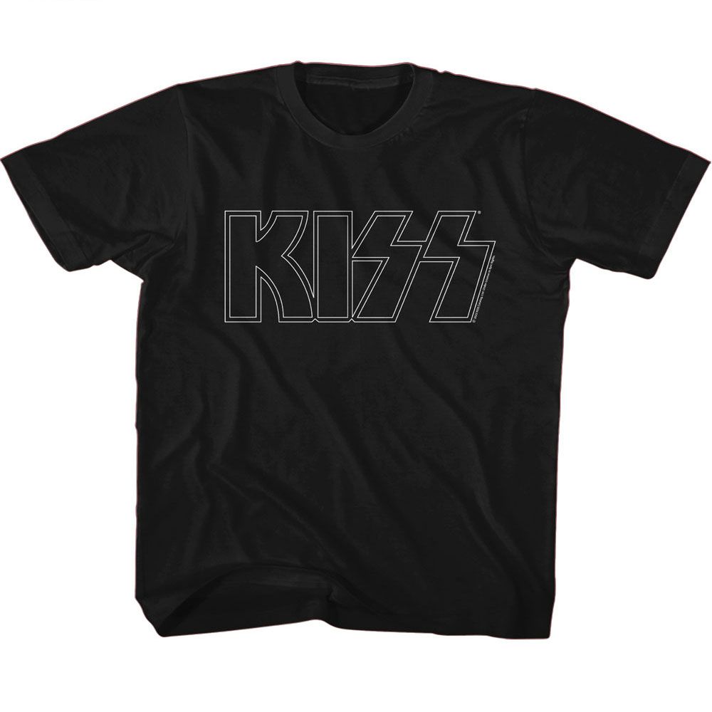 KISS Eye-Catching T-Shirt, KISS OUTLINE