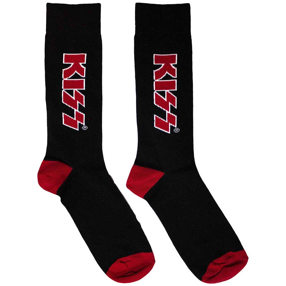 KISS Unisex Ankle Socks, Red Logo