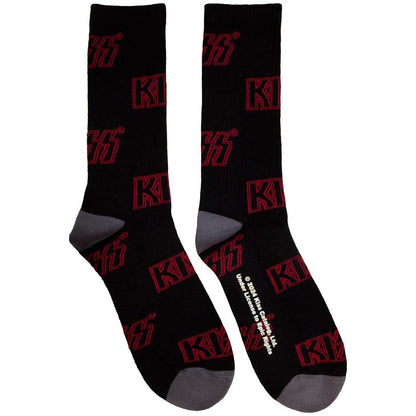 KISS Unisex Ankle Socks, Logo Pattern