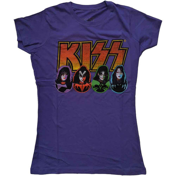 KISS Attractive T-Shirt, Logo, Faces & Icons