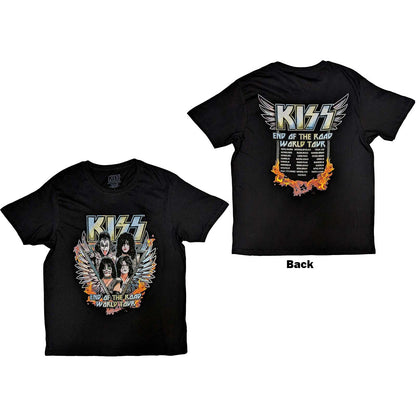 KISS Attractive T-Shirt, End Of The Road Wings