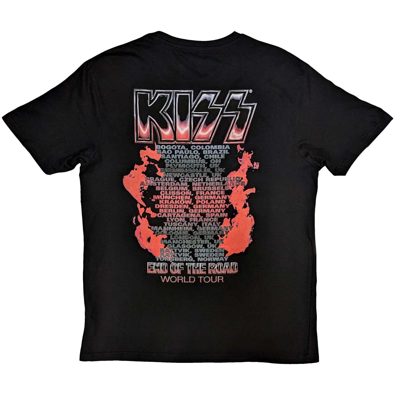 KISS Attractive T-Shirt, End Of The Road Tour