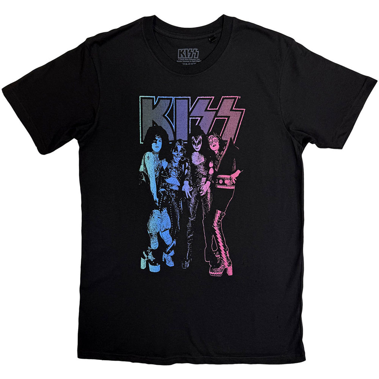 KISS Attractive T-Shirt, Purple Band
