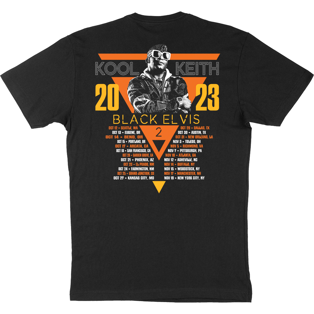 Kool Keith Black Elvis 2 2023 Tour T-Shirt