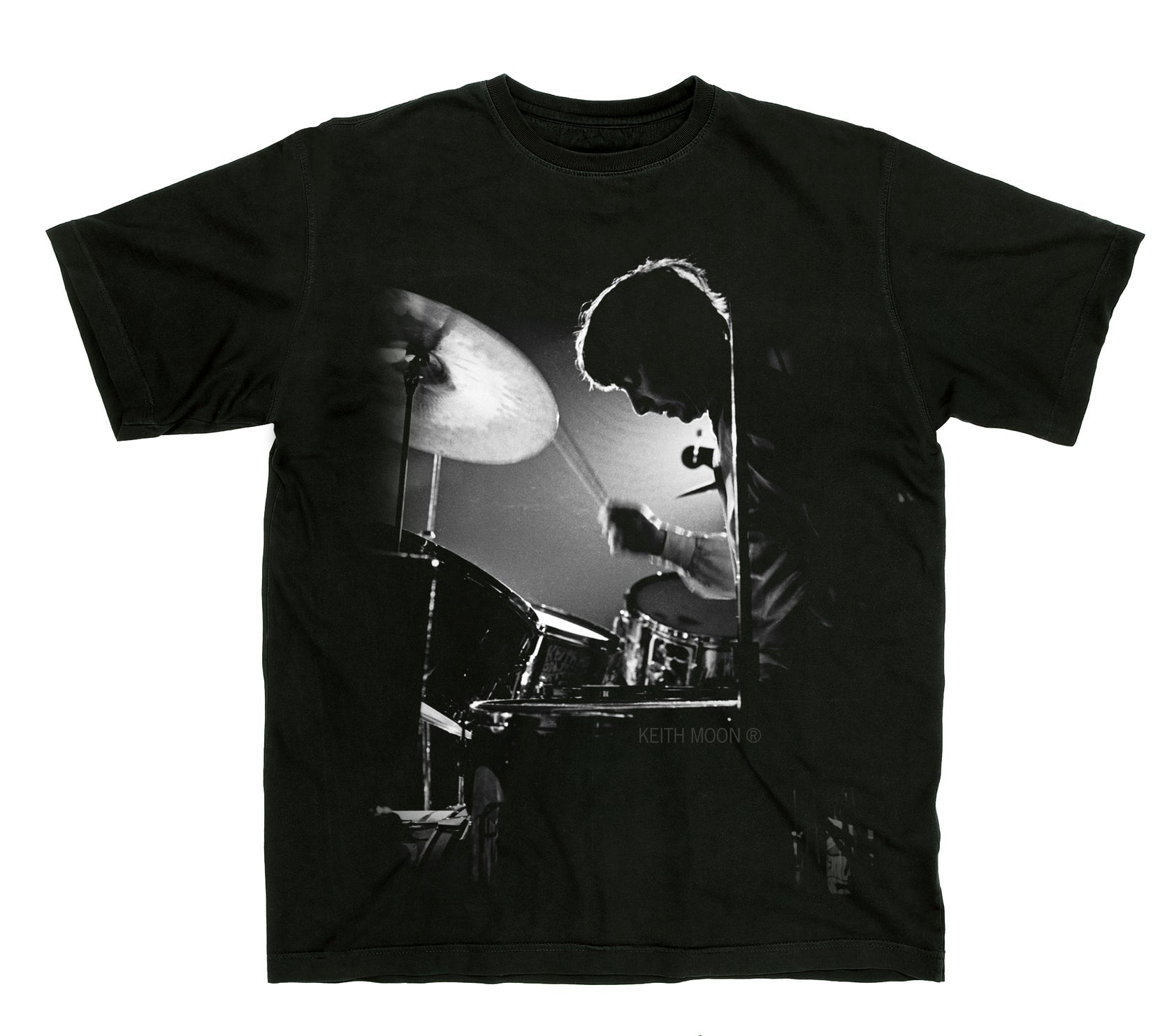 THE WHO T-Shirt, Keith Moon Backlit Drummer