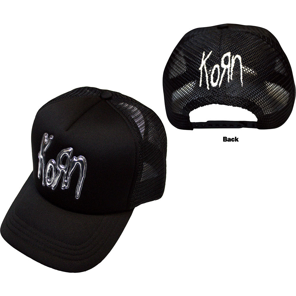 KORN Mesh-Back Cap, Sonic Silver Logo