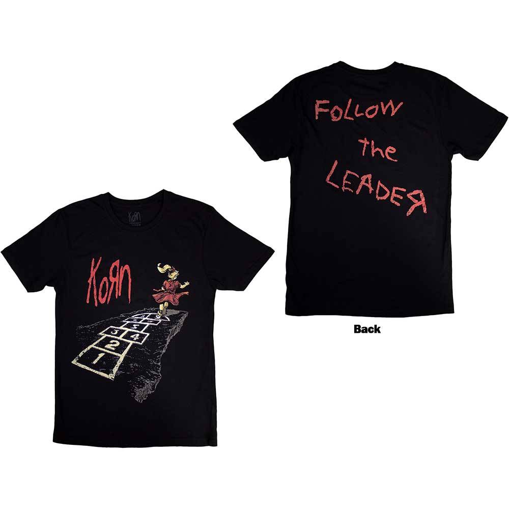 KORN Attractive T-Shirt, Follow The Leader Hopscotch