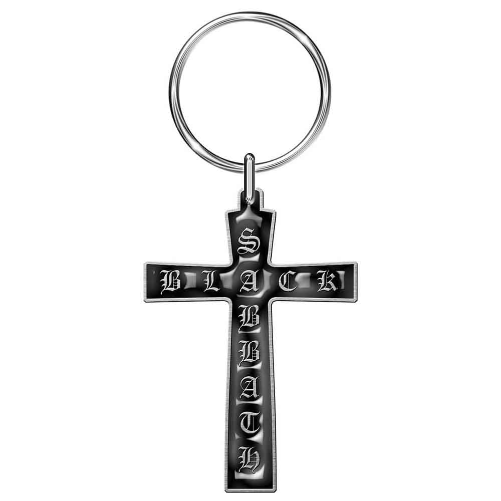 BLACK SABBATH Keychain, Cross