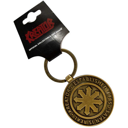 KREATOR Keychain, Satan Is Real Emblem