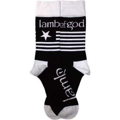 LAMB OF GOD Unisex Ankle Socks, Flag