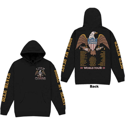 LUKE COMBS Attractive Hoodie, Tour ‘23 Eagle