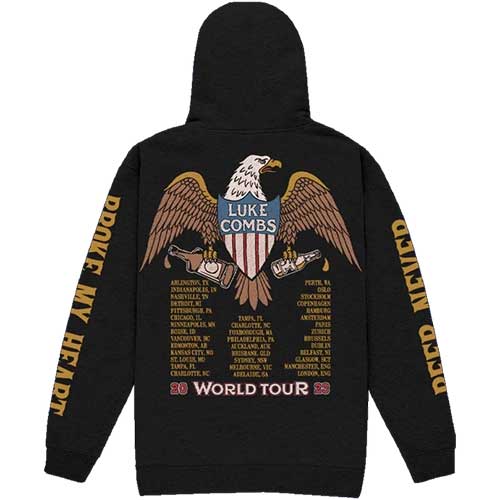 LUKE COMBS Attractive Hoodie, Tour ‘23 Eagle