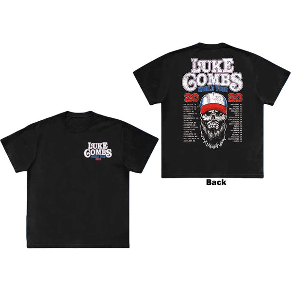 LUKE COMBS Attractive T-shirt, Tour ‘23 Skull