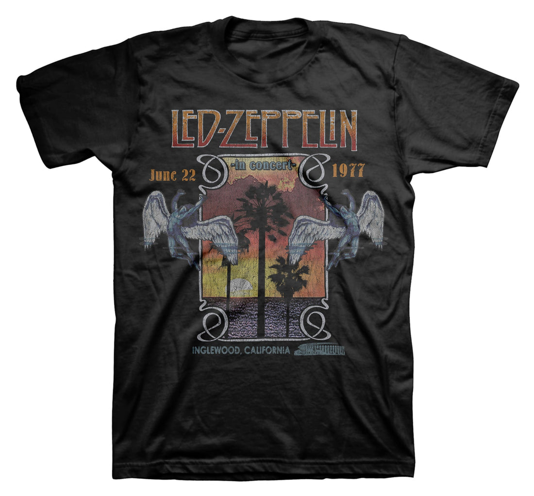 LED ZEPPELIN T-Shirt, Inglewood 1977