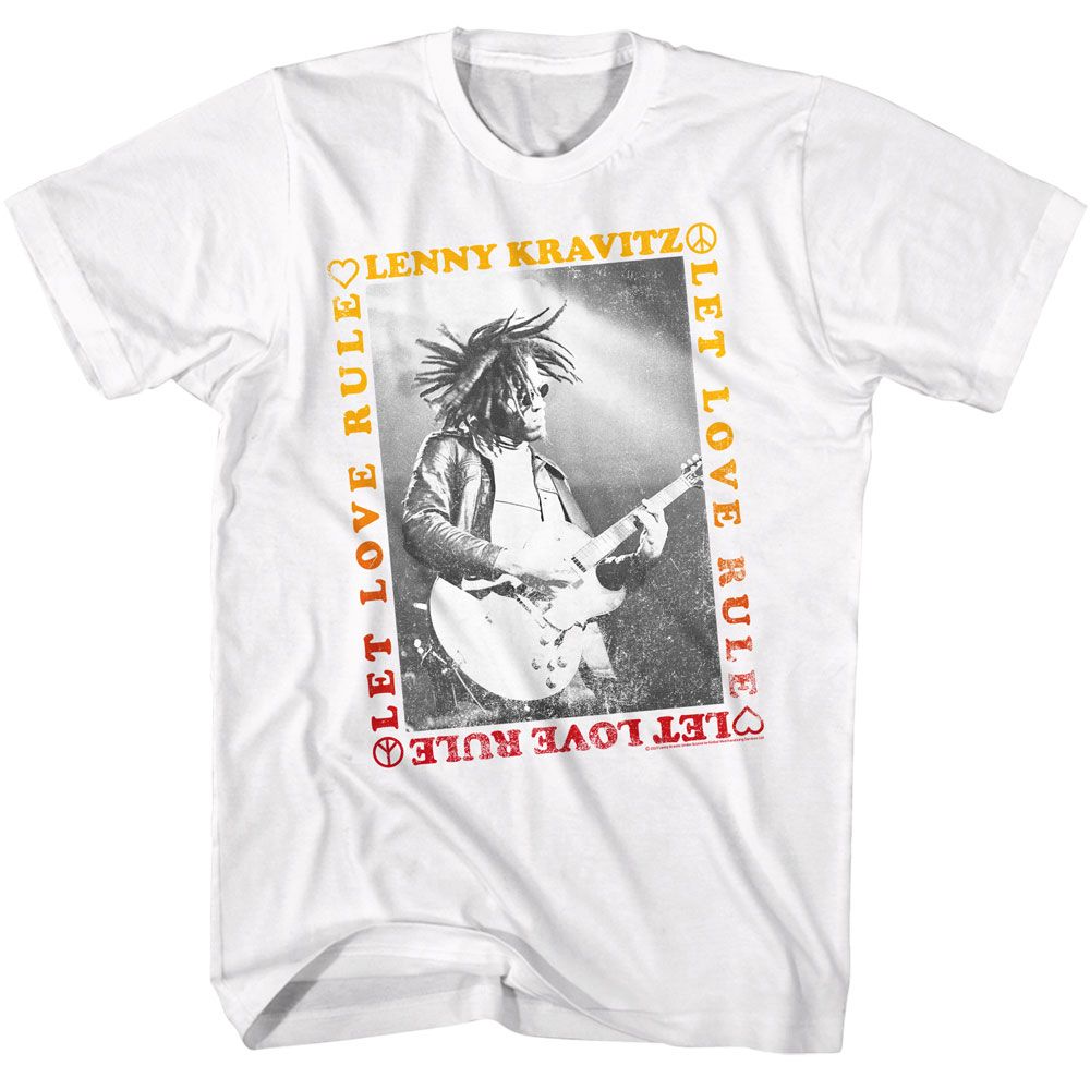 LENNY KRAVITZ Eye-Catching T-Shirt, Let Love Rule