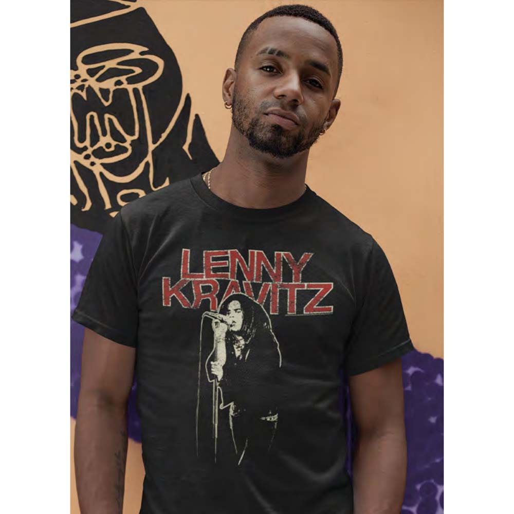 LENNY KRAVITZ Eye-Catching T-Shirt, Distressed