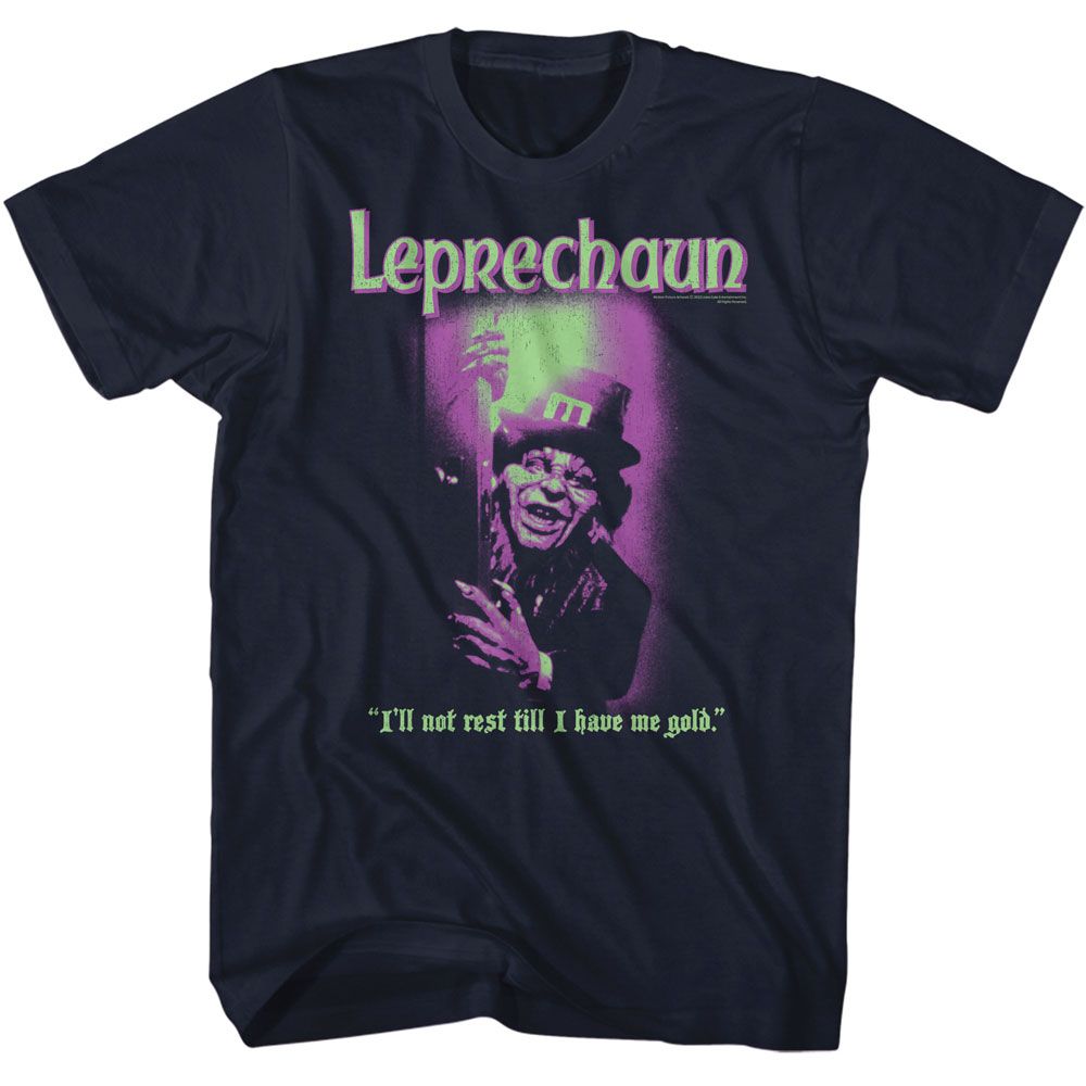 LEPRECHAUN Eye-Catching T-Shirt, DUOTONE SQUARES