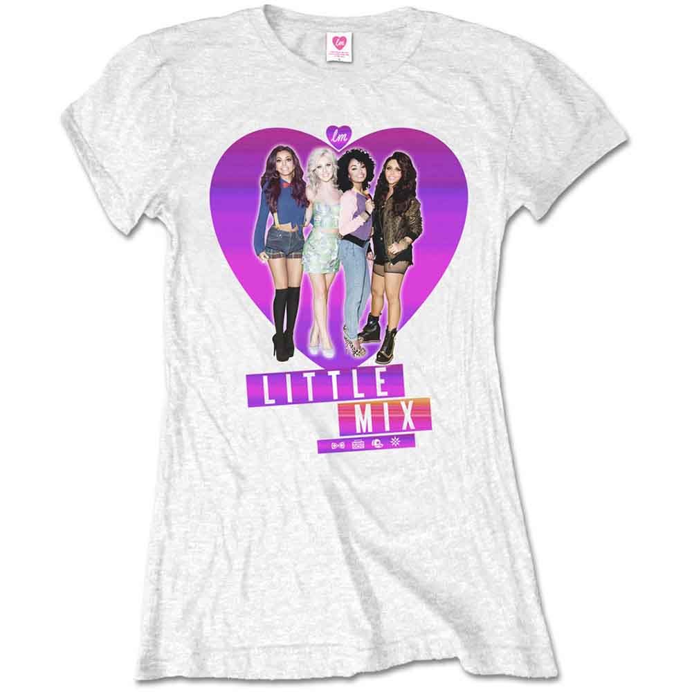 LITTLE MIX Attractive T-Shirt, Gradient Heart