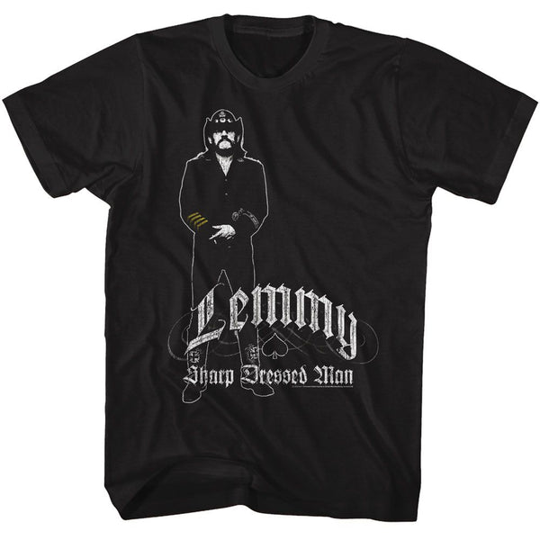 LEMMY Eye-Catching T-Shirt, Sharp Dressed Man