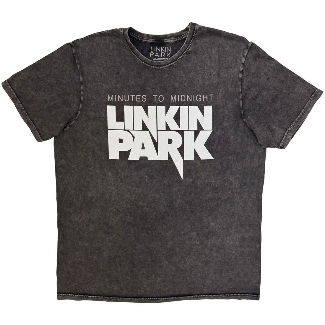 LINKIN PARK Stone Wash T-Shirt, Minutes To Midnight