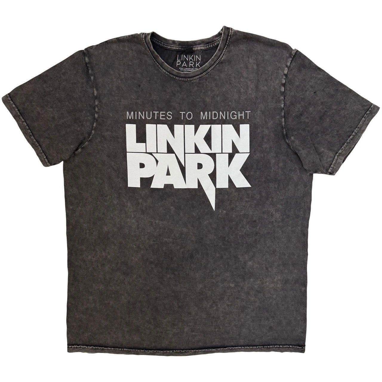 LINKIN PARK Stone Wash T-Shirt, Minutes To Midnight