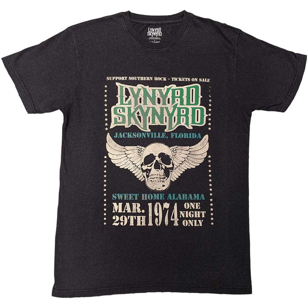 LYNYRD SKYNYRD Attractive T-Shirt, Winged Skull
