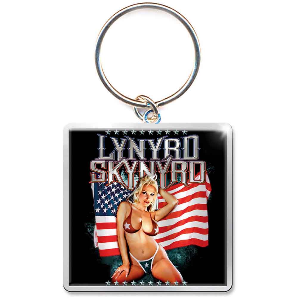 LYNYRD SKYNYRD Keychain, American Flag