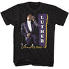 LUTHER VANDROSS Eye-Catching T-Shirt, Purple Suit