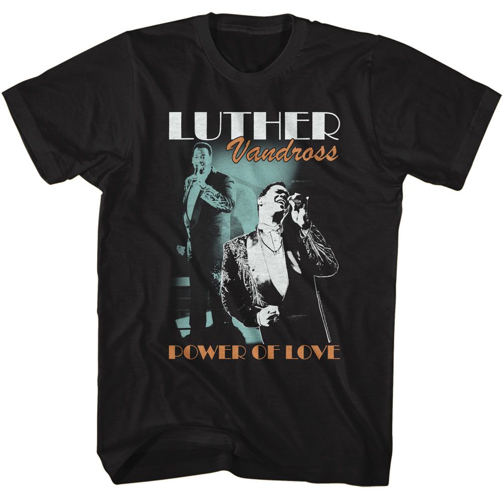 LUTHER VANDROSS Eye-Catching T-Shirt, On Stage