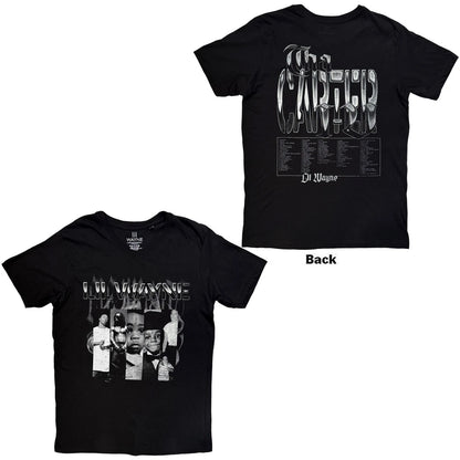 Lil Wayne The Carter Tracklist Carbon T-Shirt