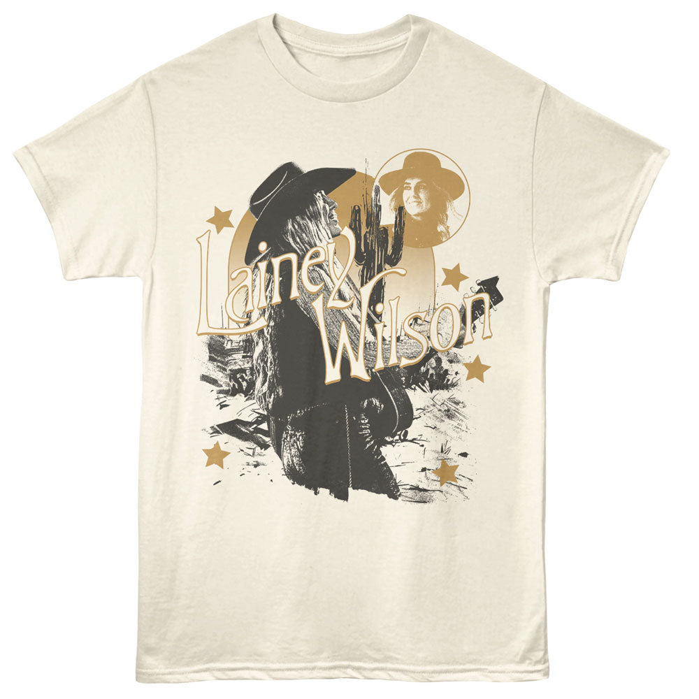 LAINEY WILSON Eye-Catching T-Shirt, DESERT AND STARS