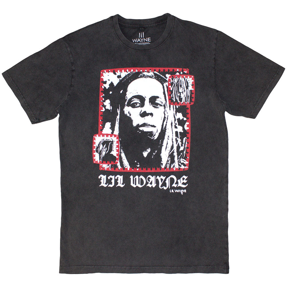 LIL WAYNE Stone Wash T-Shirt, MONO