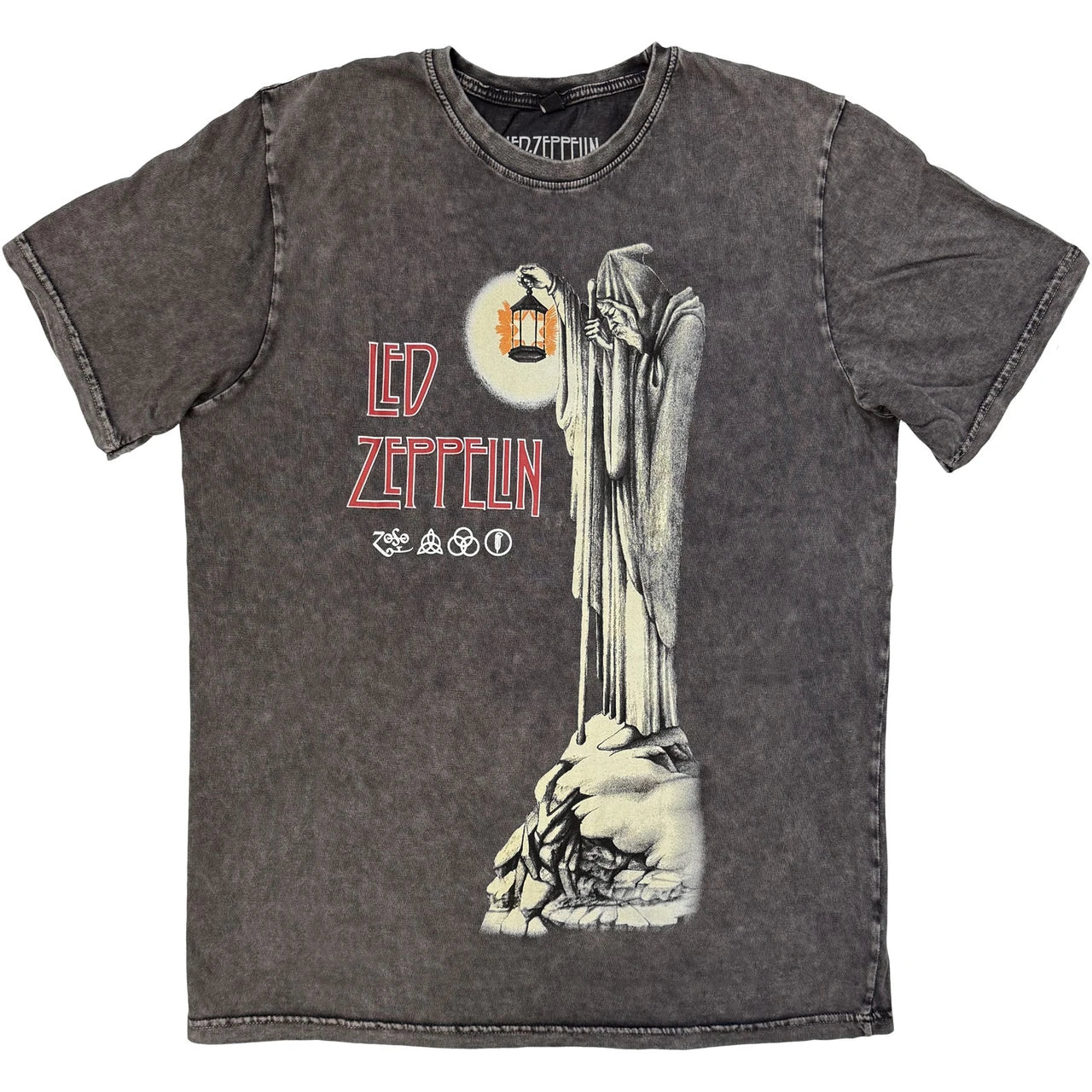 LED ZEPPELIN Stone Wash T-Shirt, Hermit