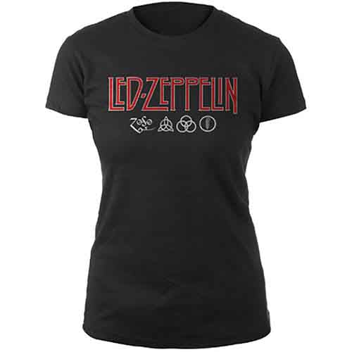 LED ZEPPELIN Attractive T-Shirt, Logo &amp; Symbols