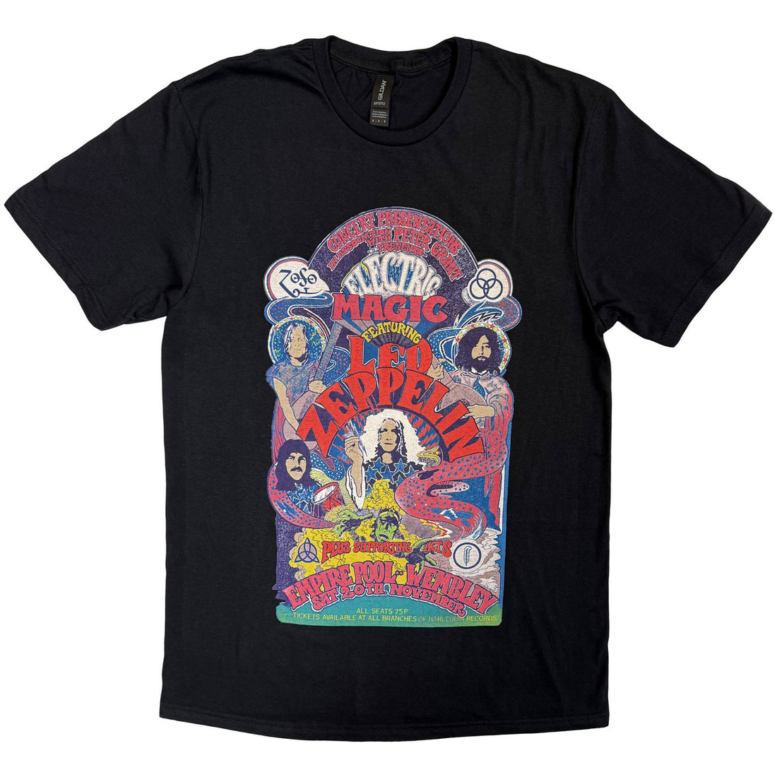 LED ZEPPELIN Attractive T-Shirt, Full Colour Electric Magic