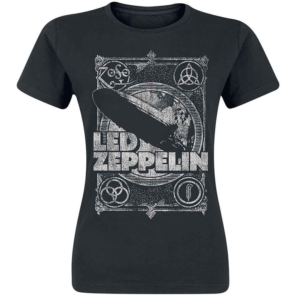 LED ZEPPELIN Attractive T-Shirt, Vintage Print Lz1