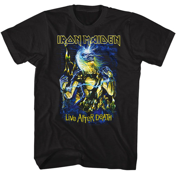 IRON MAIDEN Eye-Catching T-Shirt, Live After Death
