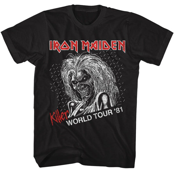 IRON MAIDEN Eye-Catching T-Shirt, Killer World Tour