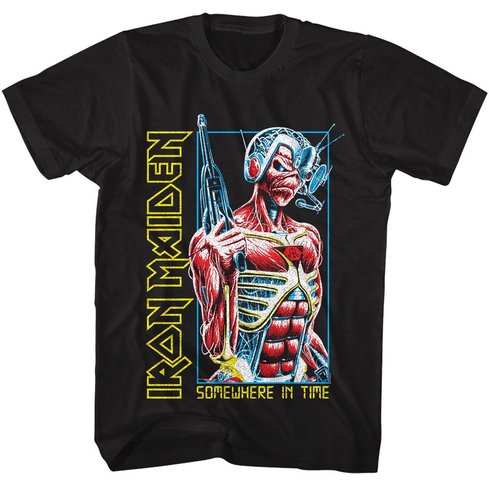 IRON MAIDEN Eye-Catching T-Shirt, Somewhere in Time