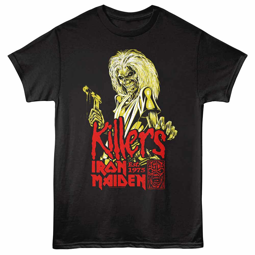 IRON MAIDEN Eye-Catching T-Shirt, KILLERS TRI COLOR