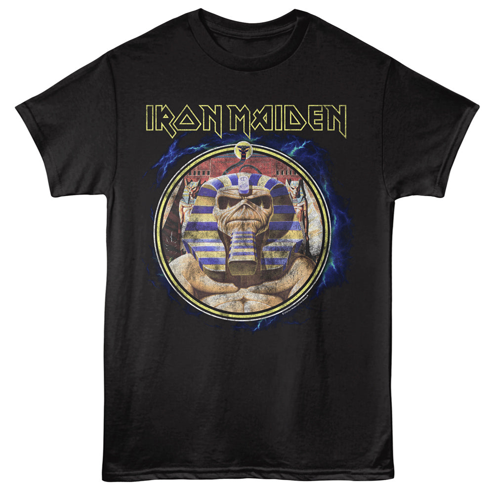 IRON MAIDEN Eye-Catching T-Shirt, POWERSLAVE PHAROAH