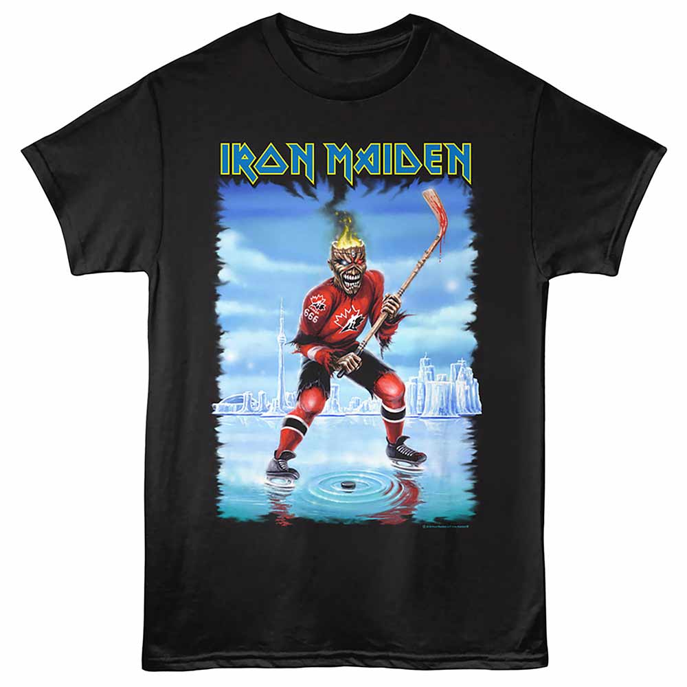 Iron Maiden Eddie Hockey T-Shirt
