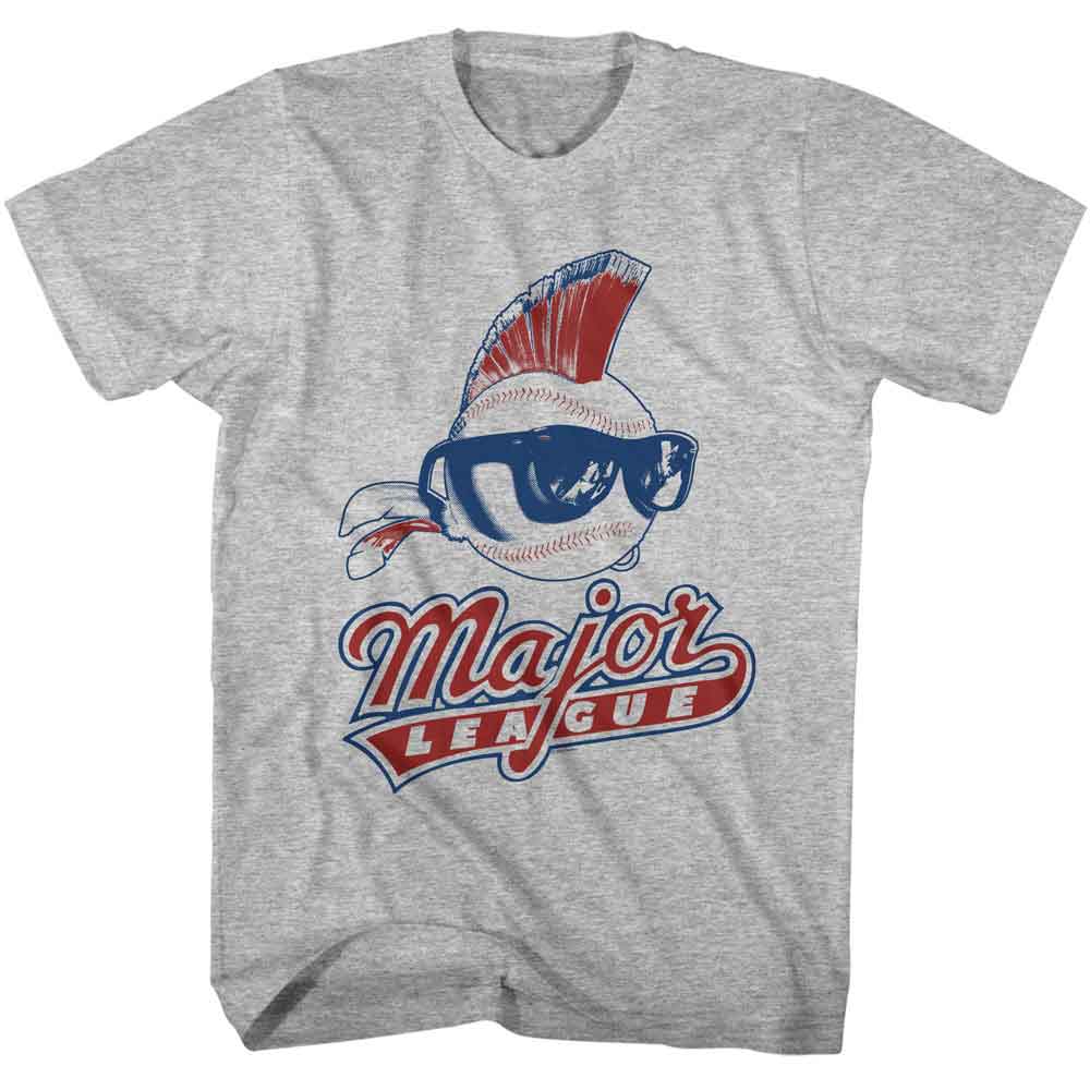 MAJOR LEAGUE Eye-Catching T-Shirt, LOGO AND BALL