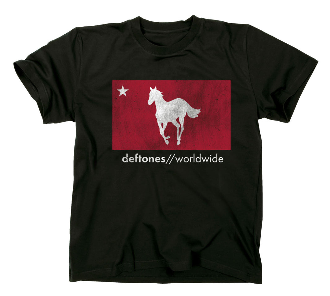 DEFTONES T-Shirt, White Pony Express