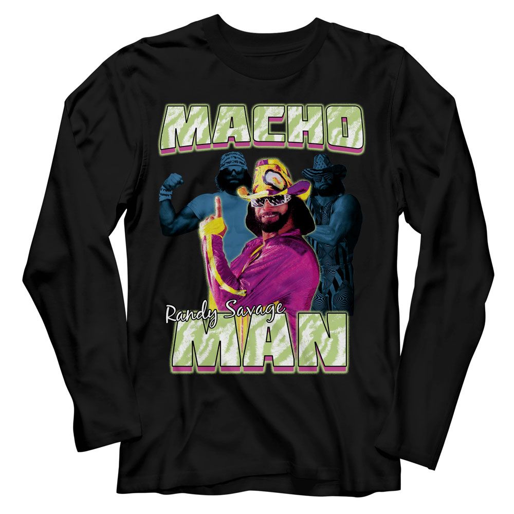 MACHO MAN T-Shirt, Three Photos Collage