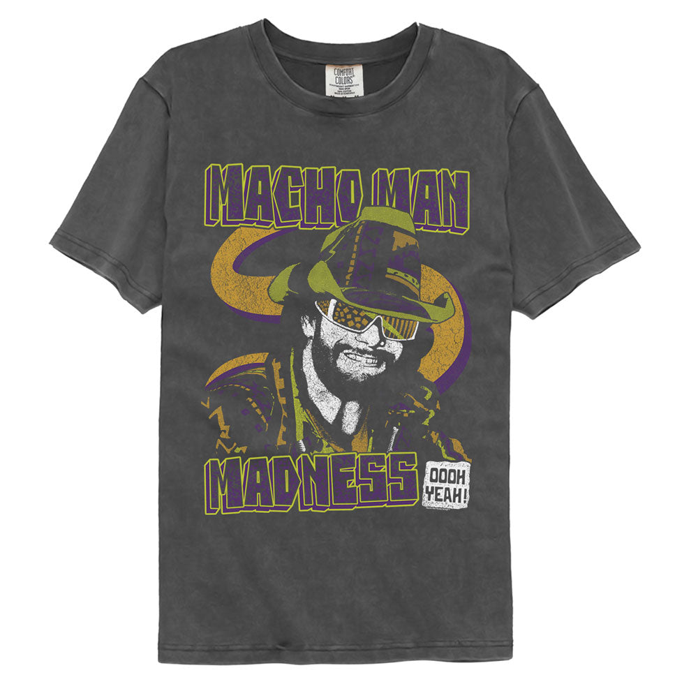 MACHO MAN GARMENT DYE T-Shirt, MADNESS