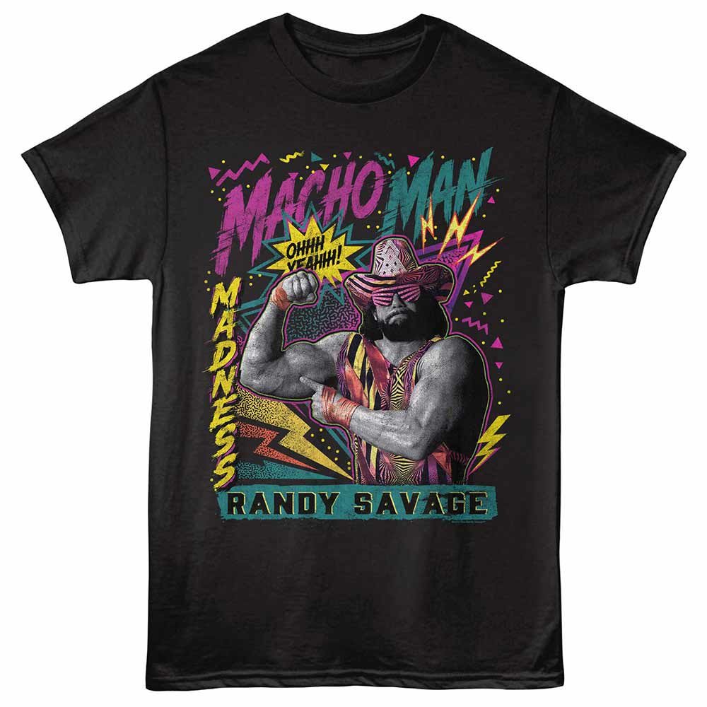 MACHO MAN Eye-Catching T-Shirt, MADNESS