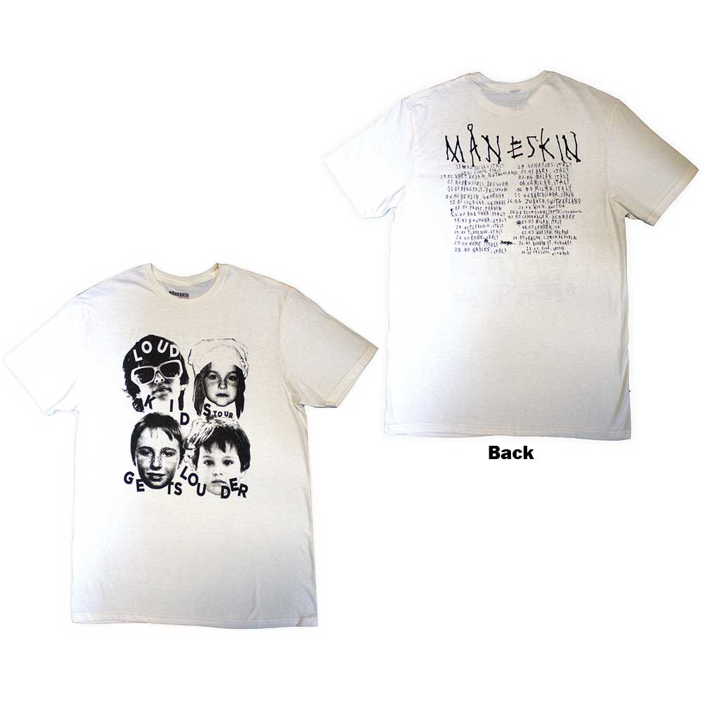 MANESKIN Attractive T-Shirt, Loud Kids European Tour ‘23