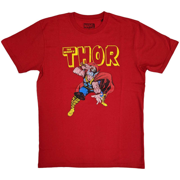 MARVEL COMICS Attractive T-shirt, Thor Hammer Distressed